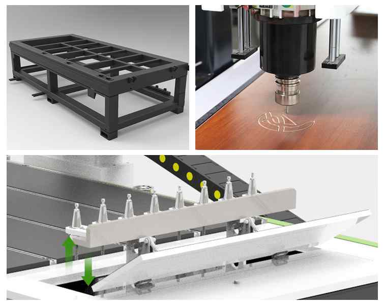 直排自動換刀數控雕刻機 直排自動換刀數控雕刻機